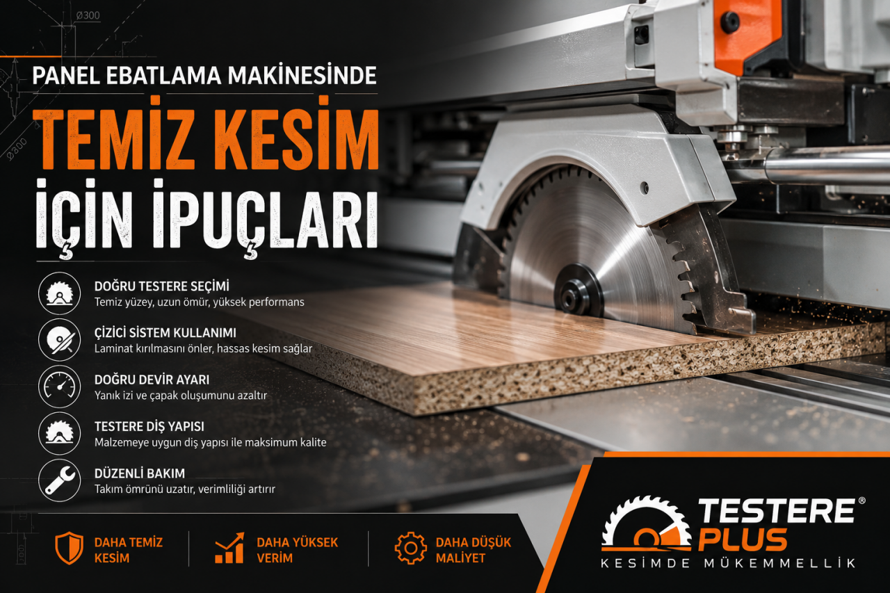 Panel Ebatlama Makinesinde Temiz Kesim İçin İpuçları