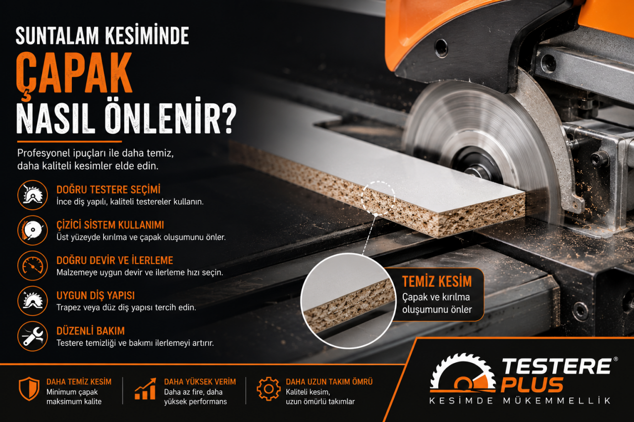 Suntalam Kesiminde Çapak Nasıl Önlenir?