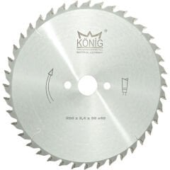 König İnce Masif Dilimleme Daire Testere Bıçakları 200x2.4x30 z:40