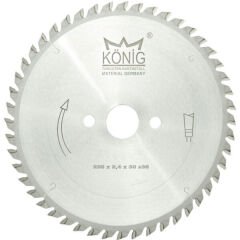 König Portatif Makinalar İçin Daire Testere Bıçakları 235x2.4x30 z:36