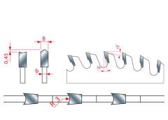 Freud LU3C0300 Oluklu Daire Testere Bıçağı