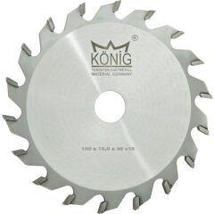 König Kanal Açma Daire Testere Bıçakları 150x10x30 z:18