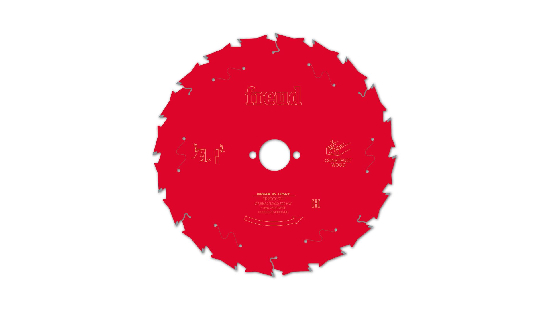 Freud Çivili Ahşap Kesim Testereleri El Tipi Daire Testere Makinaları İçin