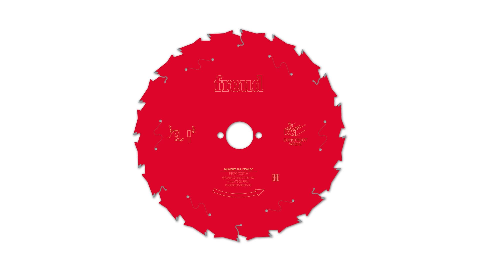 Freud Çivili Ahşap El Tipi Daire Testereleri