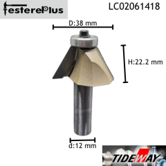 TİDEWAY Rulmanlı Pah Bıçakları d:12 a:30 H:22,2 z:2-P123038