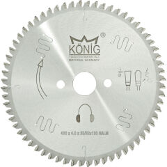 König Aluminyum ve PVC Daire Testere Bıçakları (250mm-600mm)