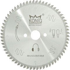 König Aluminyum ve PVC Daire Testere Bıçakları (250mm-600mm)