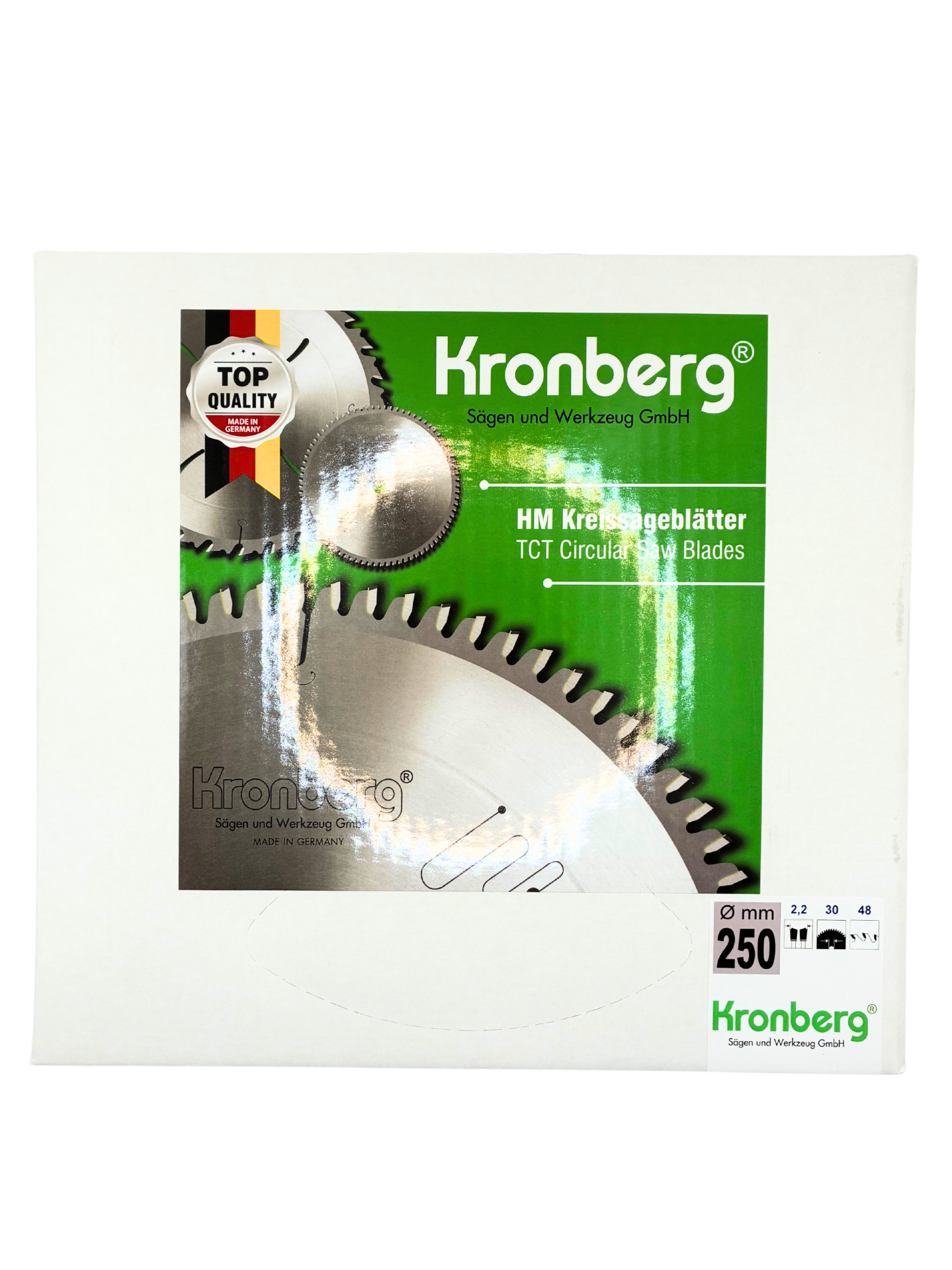 Kronberg Metal Profil ve Paslanmaz Metal Daire Testereler 250x2,2x30 z48