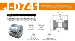 Netmak Değiştirilebilir Jiletli Ön Freze Temizleme Bıçağı