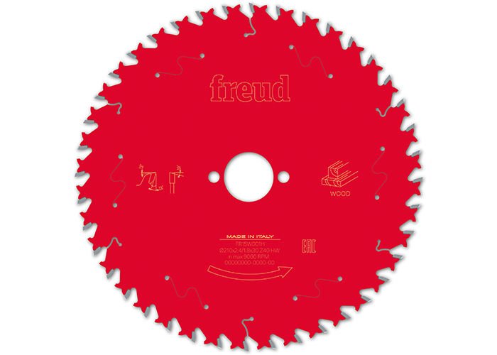 Freud Ahşap Kesim Testereleri El Tipi Daire Testere Makinaları İçin 210x2,4/1,8x30 z40-FR15W001H