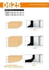 Netmak Sert Metal Plaketli Postforming Bıçağı