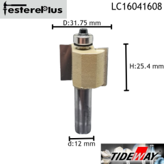 TİDEWAY Rulmanlı Lamba Bıçakları d:12 D:31.75 H:25.4 Z:2-L123225
