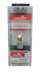 TIDEWAY 45 Derece V Kanal Açma Freze Bıçakları d:12 a:45 D:12.7 H:12.7 Z:2-VK124512