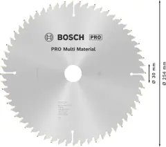 BOSCH Pro Mutli Material Daire Testere Bıçakları 254x3,2/2,5x30 z60