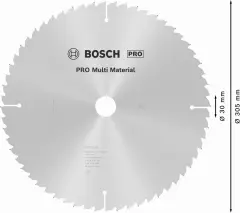 BOSCH Pro Mutli Material Daire Testere Bıçakları 305x3,2/2,5x25,4 z60