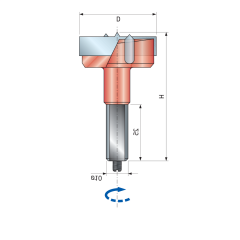 Freud Tas Menteşe Matkap Uçları 70 MM