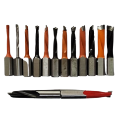 TIDEWAY Çoklu Yarım Delik (Dübel) Matkapları