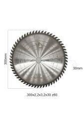 NETMAK Çok Yönlü Kesim için Daire Testereler 300x2,2/3,2x30 z60-T1300323060