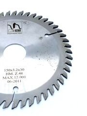 NETMAK Çok Yönlü Kesim için Daire Testereler 150x2,0/3,2x30 z48-T1150323048