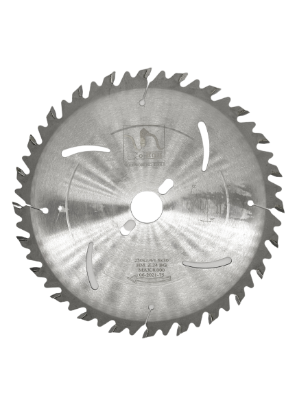 NETMAK Atlamalı Diş Ahşap Kesim Testereleri 250x2,2/3,2x30 z24-T4250323024