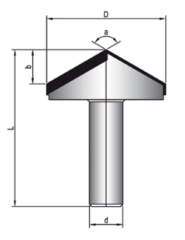 Netmak 120° Dia Profil Freze Bıçağı