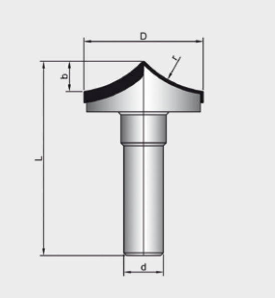 Netmak Dia Profil Freze Bıçağı