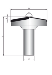 Netmak Dia 161° Profil Freze Bıçağı
