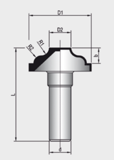 Netmak Dia Motif Profil Freze Bıçakları