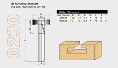 Netmak Dia Raf Kanalı Bıçağı