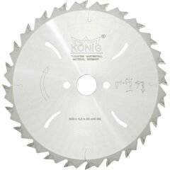 König Atlamalı Diş Ahşap Daire Testere Bıçakları 500x4.0x30 z:48