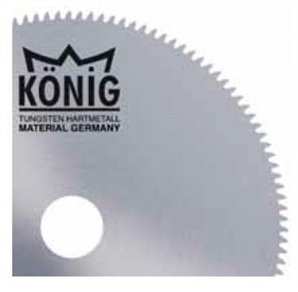 König PVC ve Alüminyum Profiller İçin Çelik Uçlu Testere-Freze (Krom Vanadium)