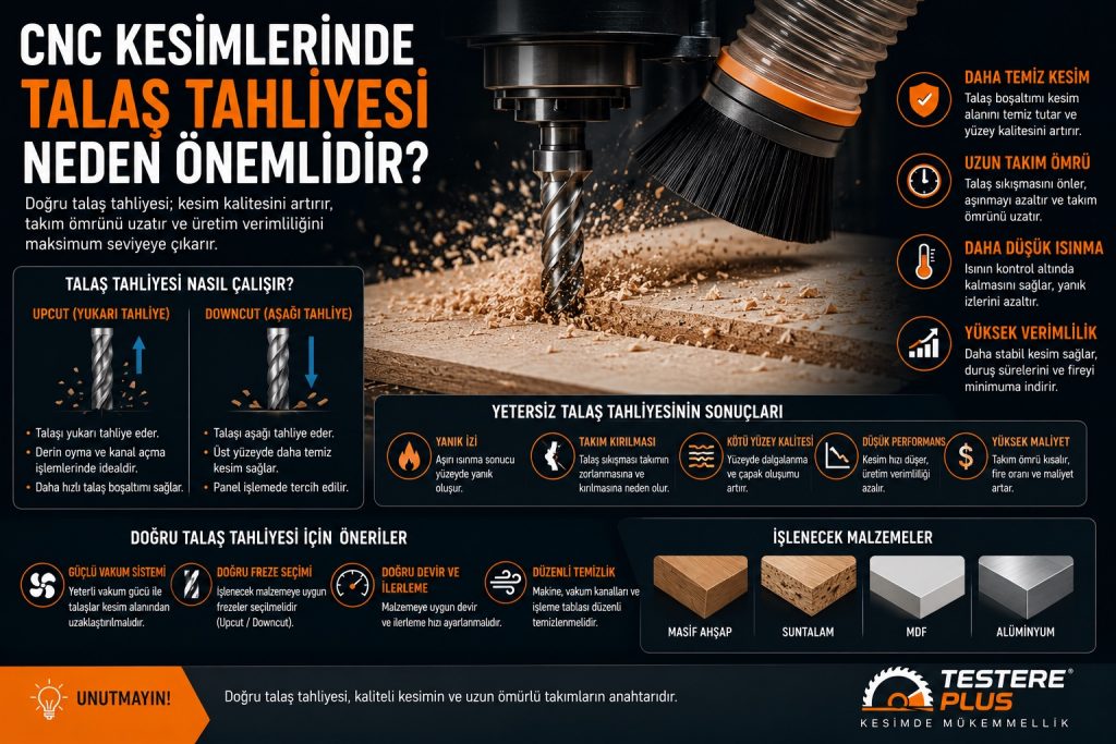 CNC Kesimlerinde Talaş Tahliyesi Neden Önemlidir?