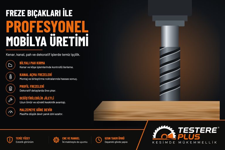 Freze Bıçakları ile Profesyonel Mobilya Üretimi