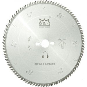 König Kurt Ağızlı MDF Laminant Testereleri (Sessiz)