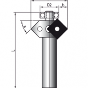 Netmak Ø35x9x60 Z:2 45° Açılı Bıçak (0037-01)