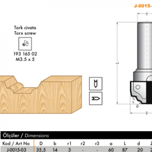 Netmak Yedek Jilet (J-0015-03)