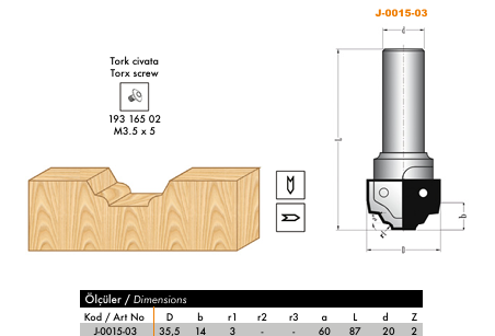 Netmak Yedek Jilet (J-0015-03)