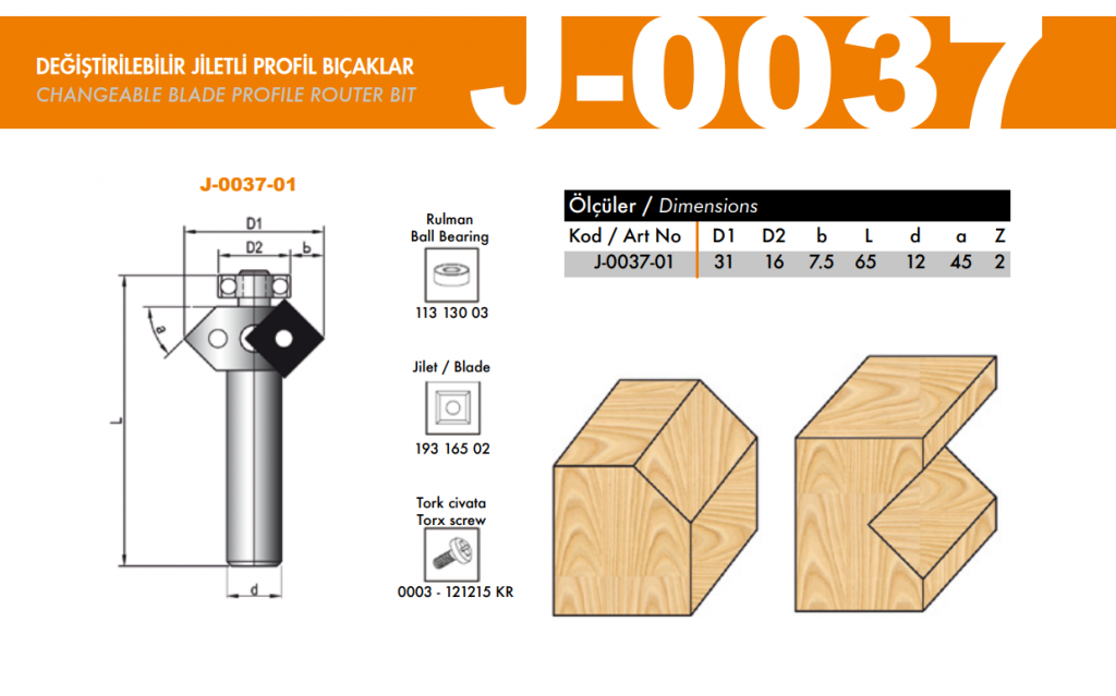 Netmak Yedek Jilet (J-0037-01)