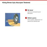König Elmas Uçlu Alucopan Testeresi özellikler